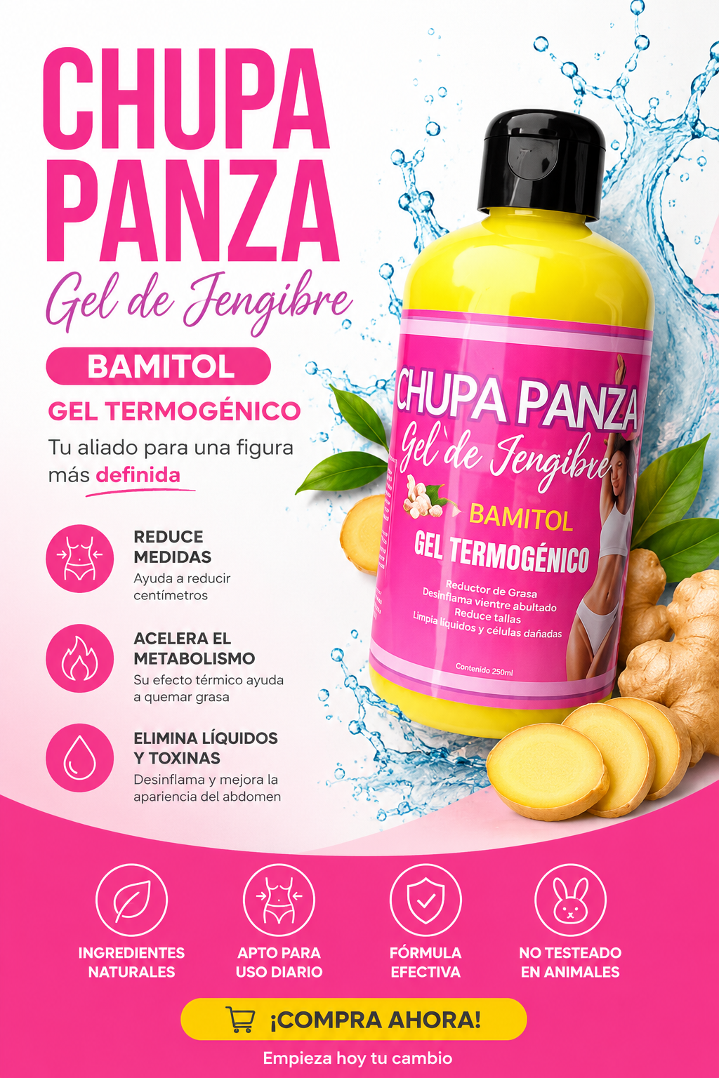 Gel chupa panza 🔥